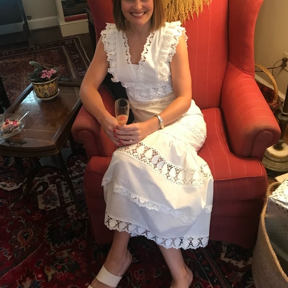 Endless Rose White Midi Dress - Picture 7 of 7